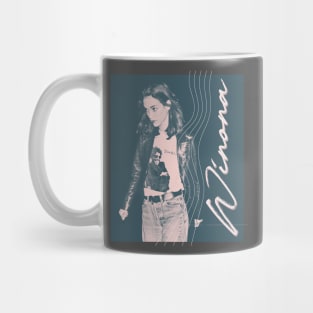 Winona Ryder /\ 1990s Style Duotone Aesthetic Mug